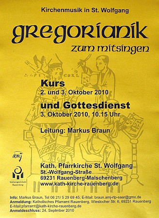 Gregorianik zum Mitsingen