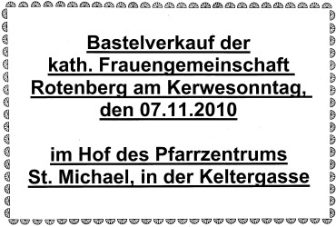 Rotenberger Martini-Kerwe 2010