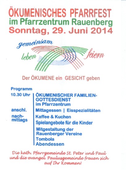 kumenisches Pfarrfest 2014