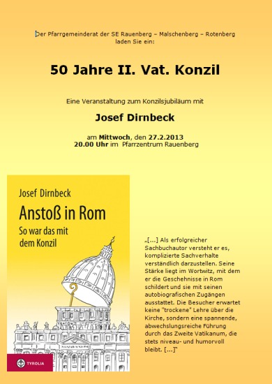 „50 Jahre II. Vat. Konzil“