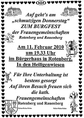 Zum Burgfest 2010