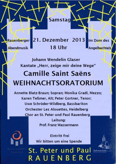 Weihnachtsoratorium 21.12.2013