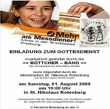 Gottesdienst mit der Böttcher-Band